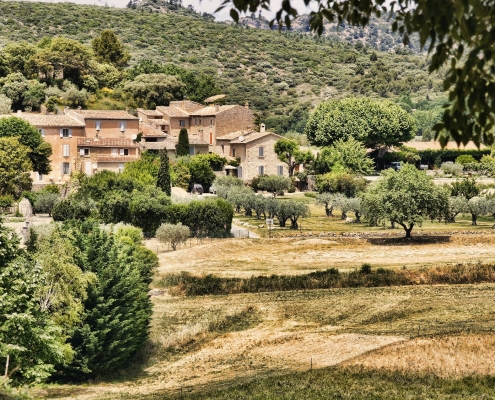 Vues bucoliques de provence